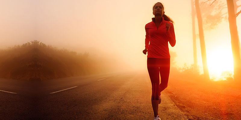 Courir de bonne heure (de bonheur)